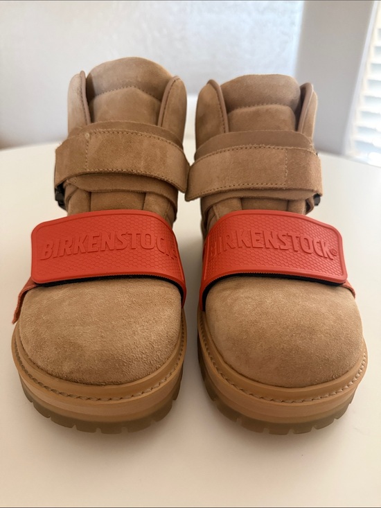 Birkenstock Shoes - Rick Owen’s X Birkenstock Hancock Rotterhiker Extro Boots Tan/Orange Sz 40